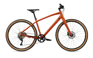 hybrid and mountain bike