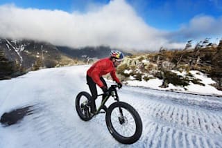 snow mountain biking