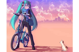 Ragazze Manga In Bicicletta Ciclismo Anime E Hentai