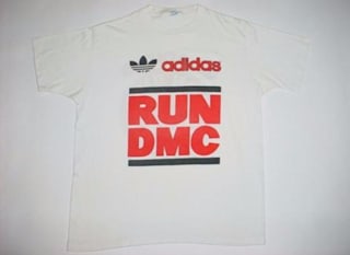 adidas run dmc t shirt vintage