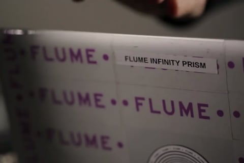 Flume Live The Infinity Prism The prism has since become an icon that accompanies flume on stage… we created this interactive light installation for flume's infinity prism tour. red bull