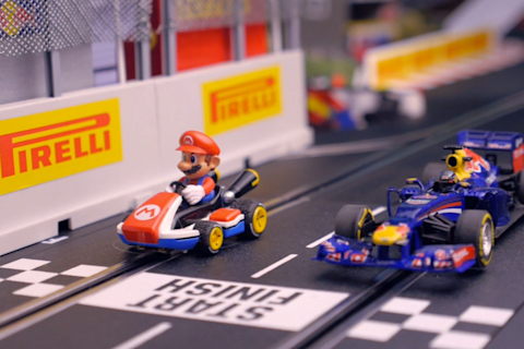 super mario slot car track