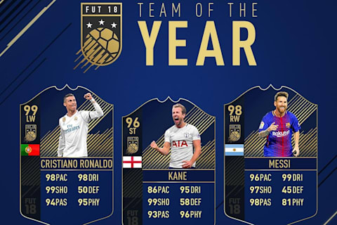 Fifa 18 Team Of The Year Who Is In The Toty Xi