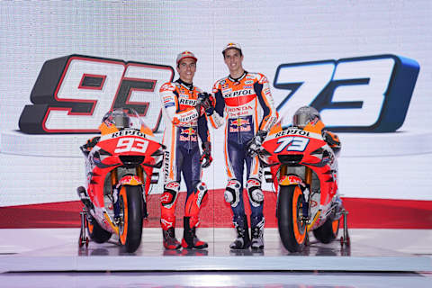 Motogp Marc And Alex Marquez Reveal Honda Livery