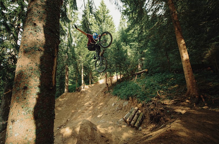 downhill bike track