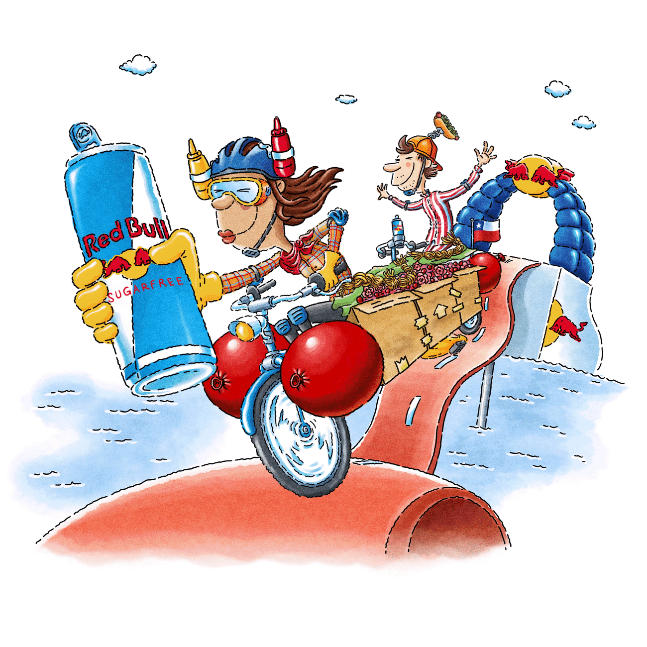 Red Bull Al Agua Pato 