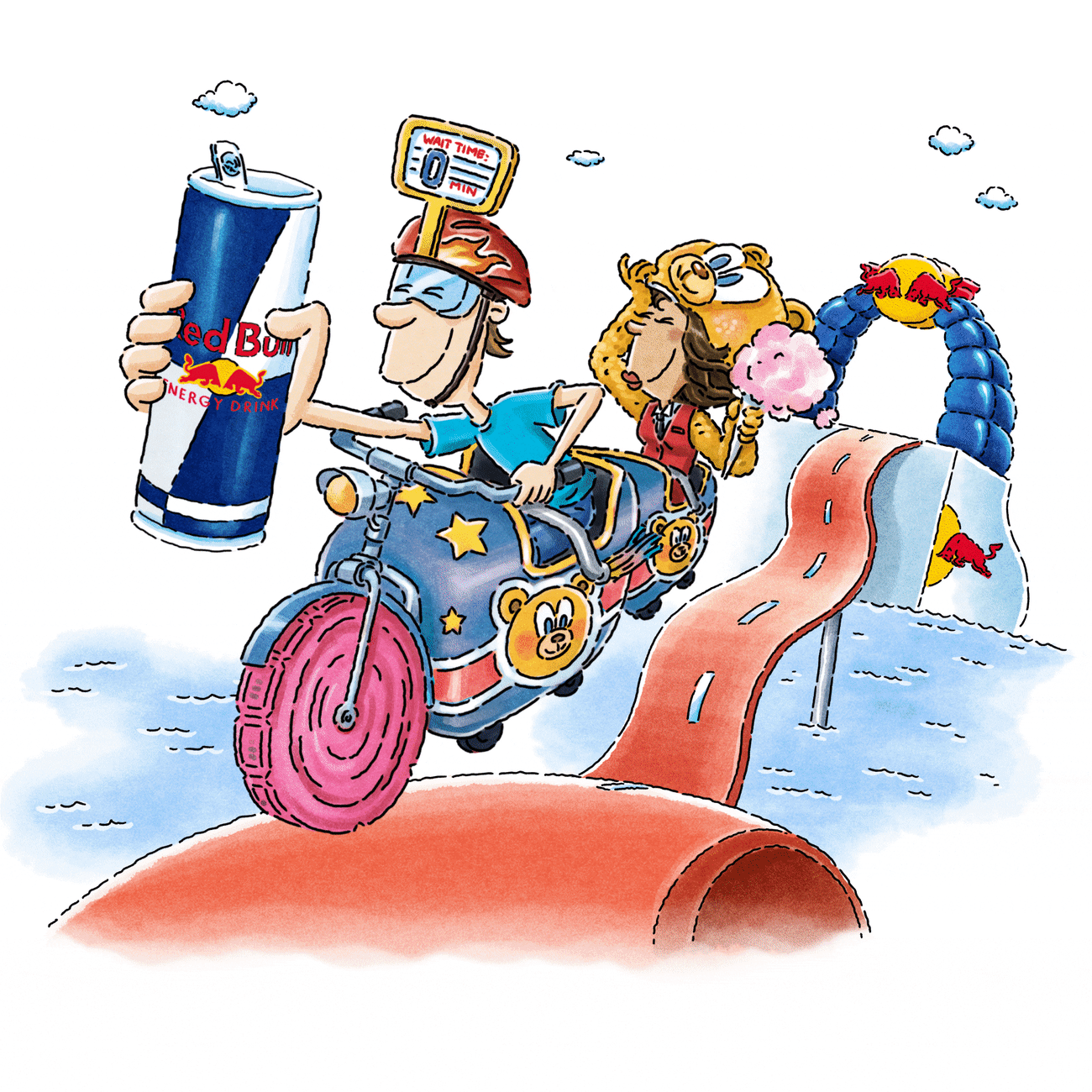 Red Bull Tandem Rollercoaster