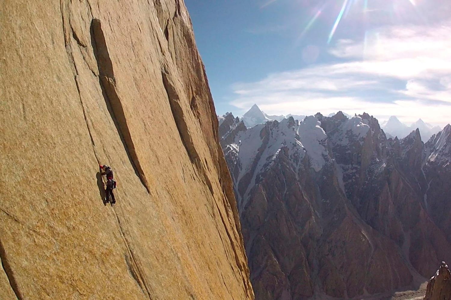 David Lama On Trango Tower