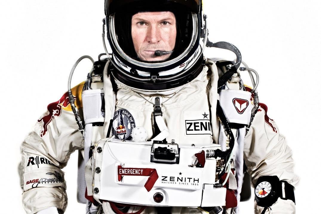 Felix Baumgartner Pressurized Space Suit