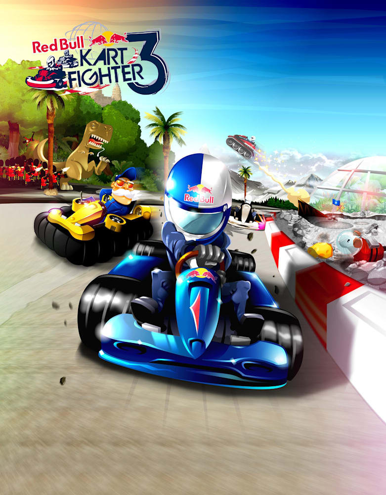 red bull go kart racing