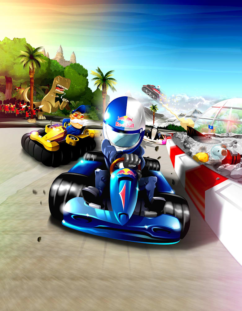 Red bull kart racing top