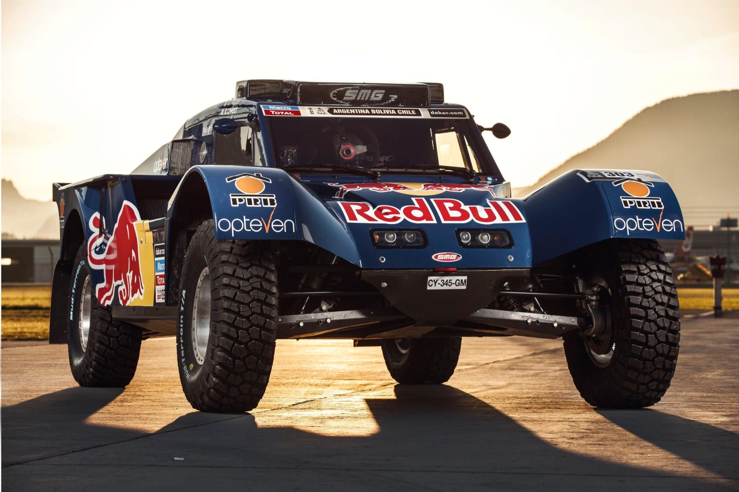 Le buggy de l'équipe Red Bull SMG mis à nu