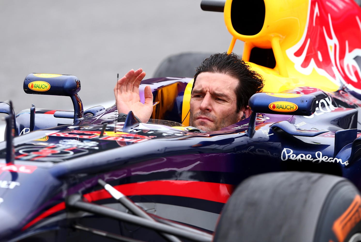 Webber f1 clearance