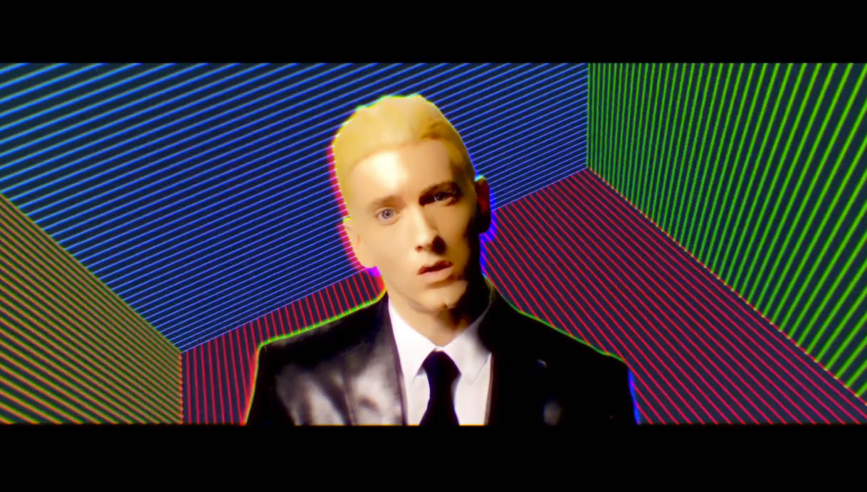 Eminem Perfectly Channels Max Headroom in Rap God