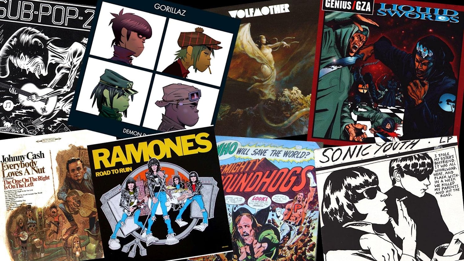 コミックとアルバムカバーの関係性