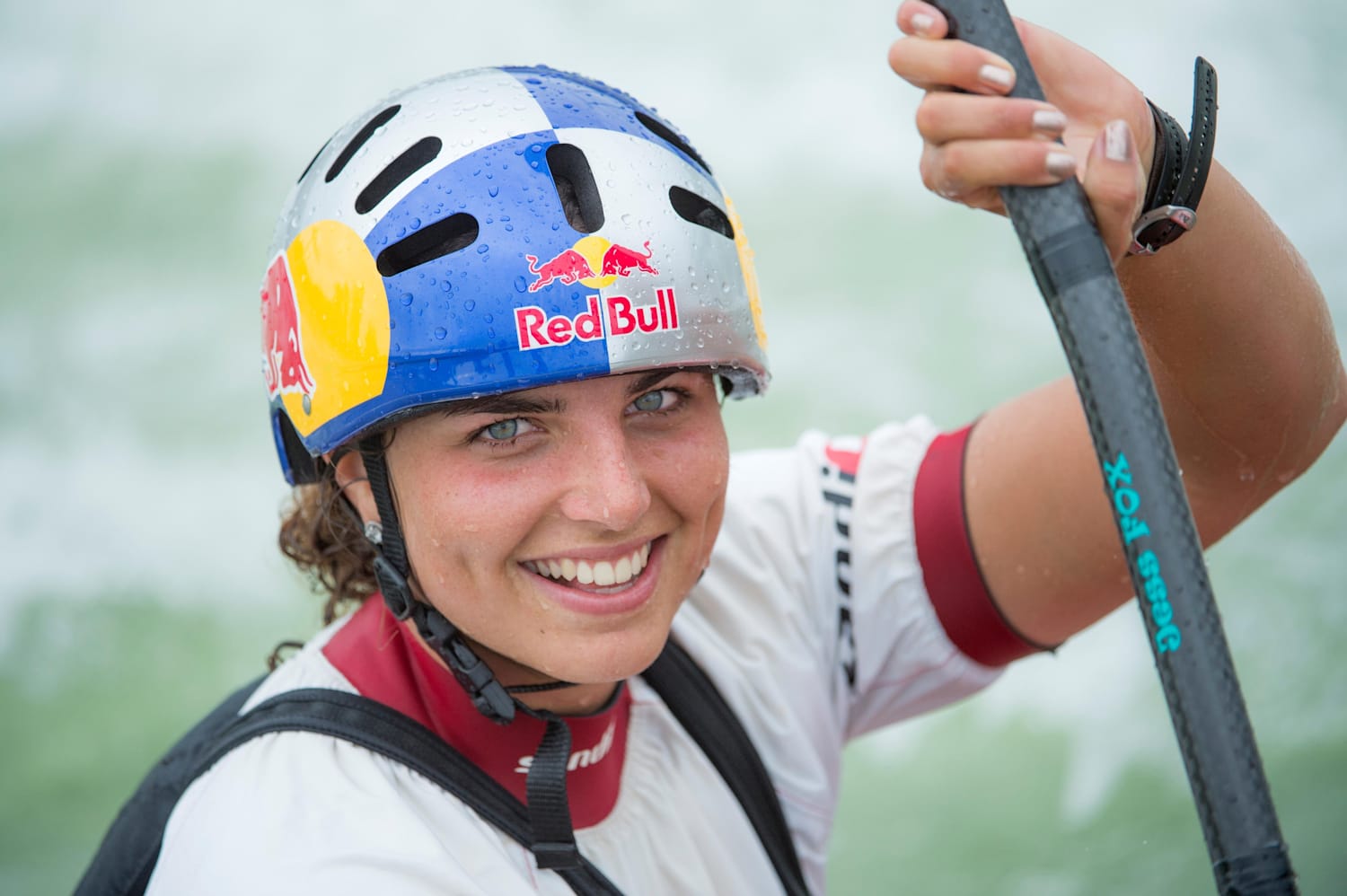 Red bull top kayak helmet