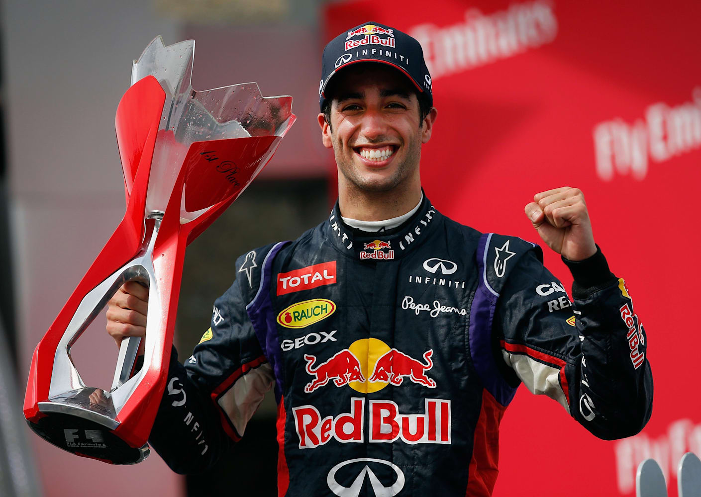 Red Bull Racing Formula 1 Baseball Jersey Daniel Ricciardo 