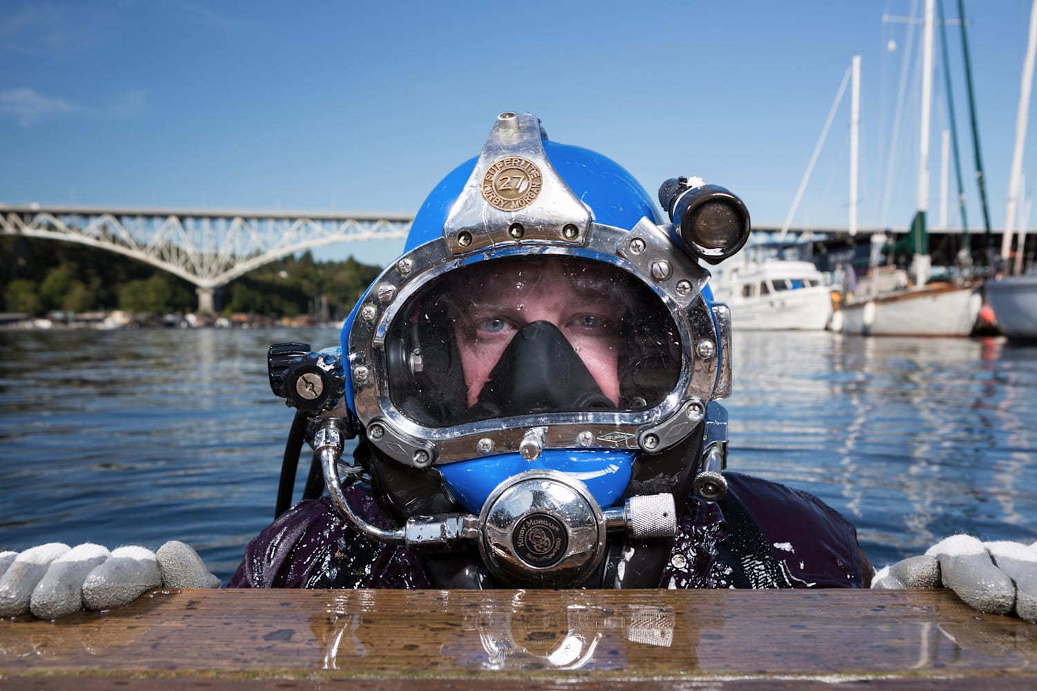 Kirby Morgan pool training - Blue Label Diving