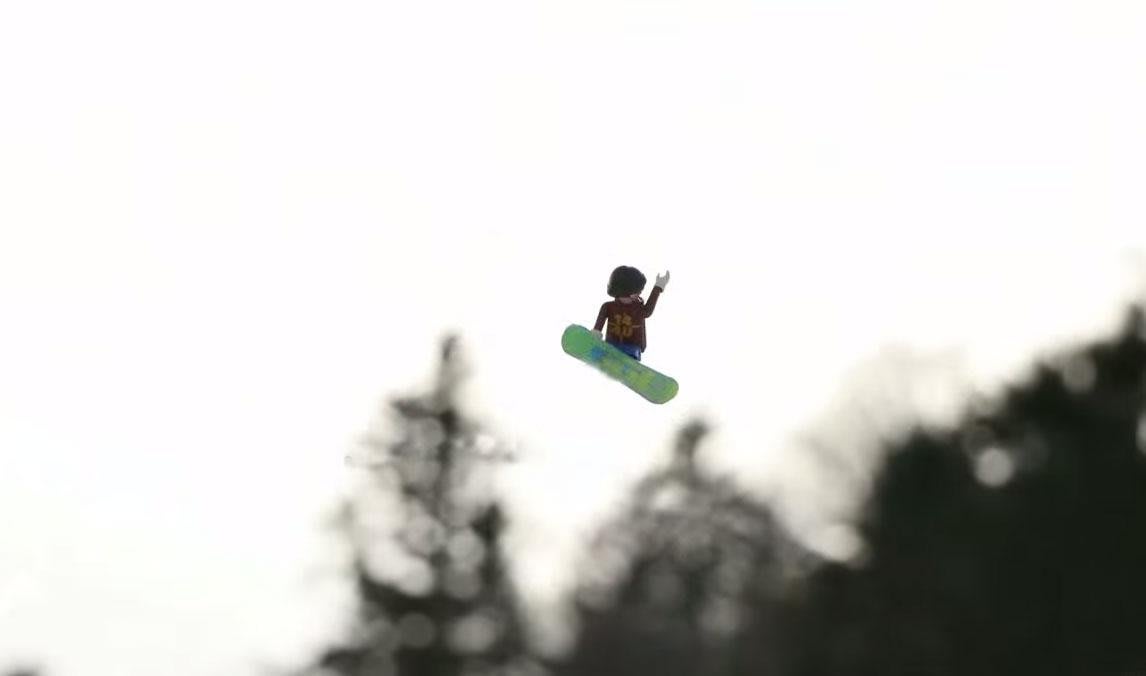 Snow ストップモーションアニメ X スノーボード