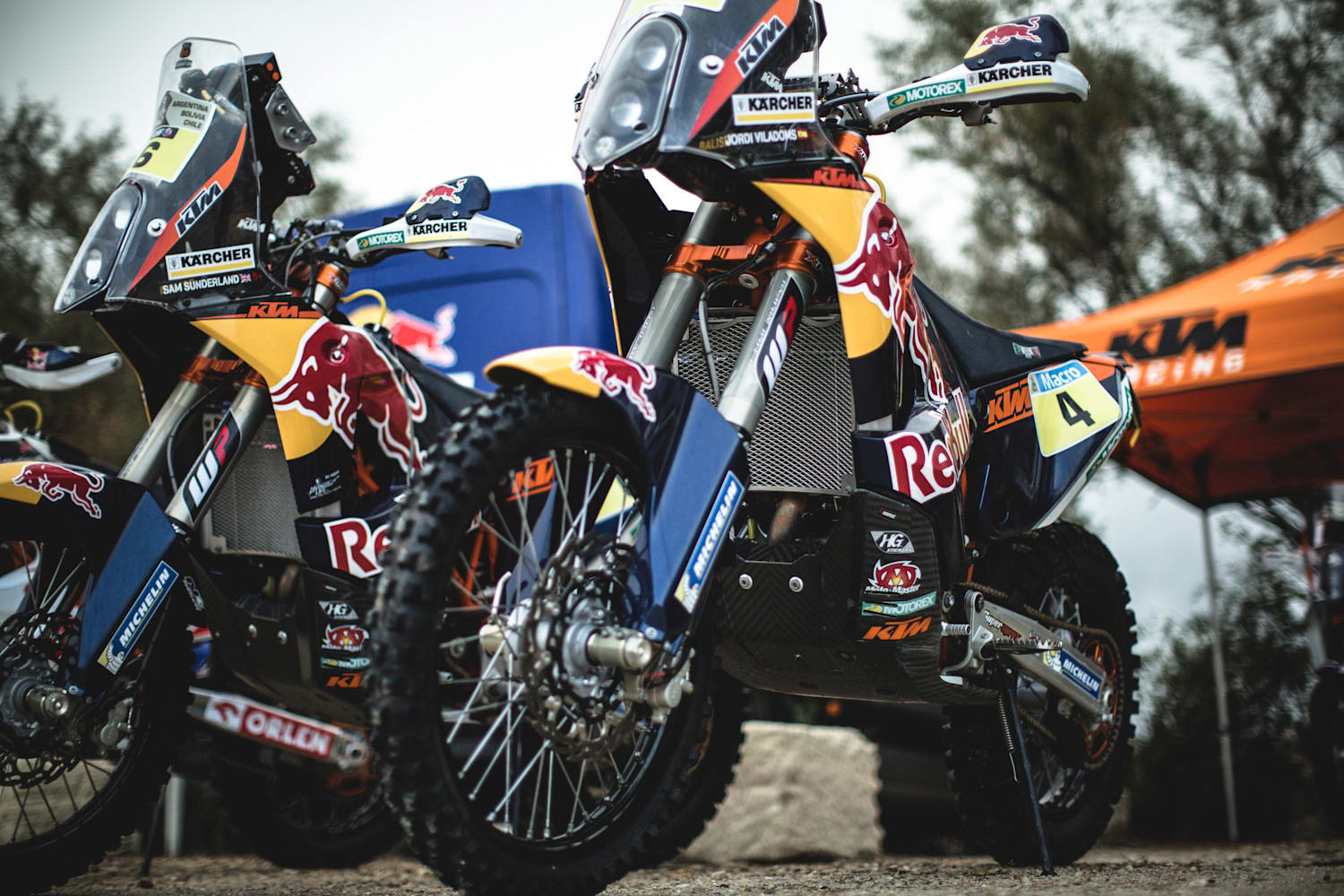 Dakar Rally Motorcycles Red Bull KTM 2015