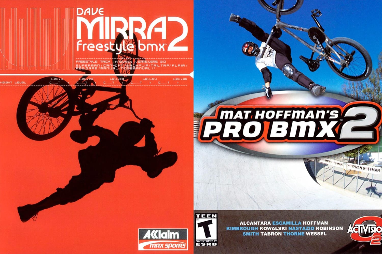 Mat Hoffman and Dave Mirra video game retrospective