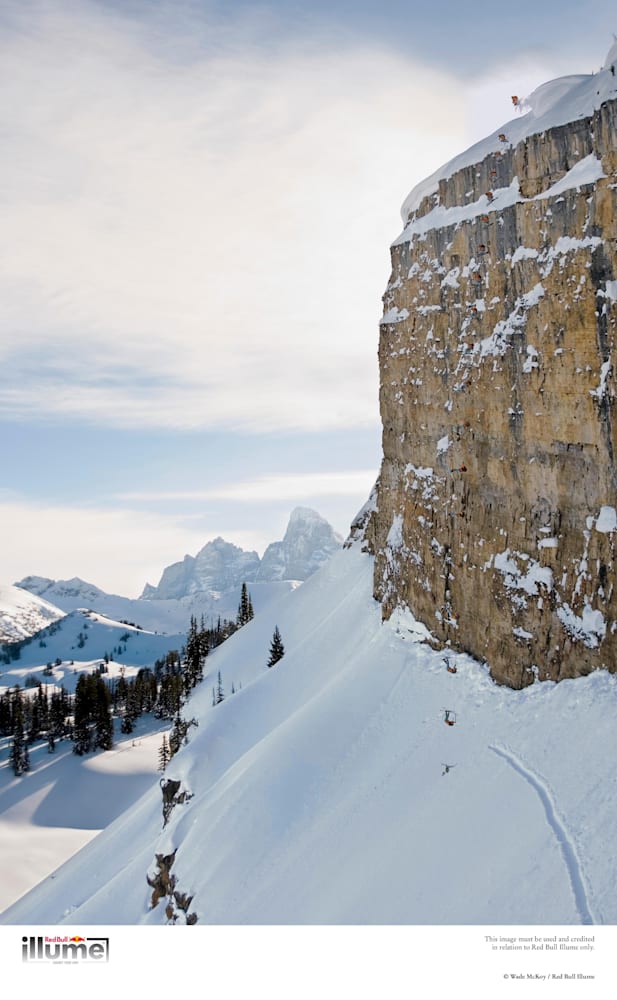 Top 5 Craziest Cliff Jumps On Skis Red Bull Snow