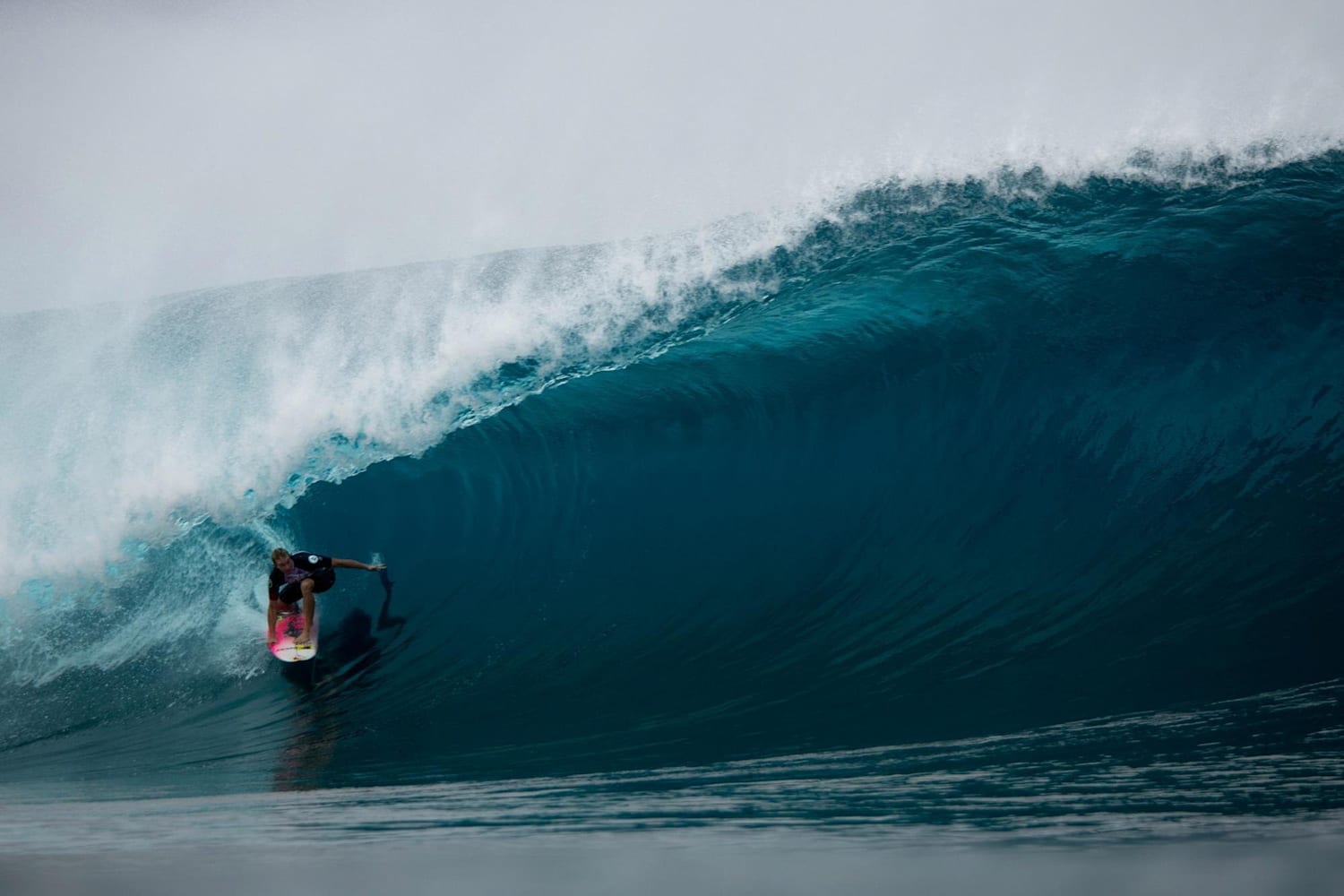 Brazilian surfboard shaper and his colorful creations, Ubud, Bali