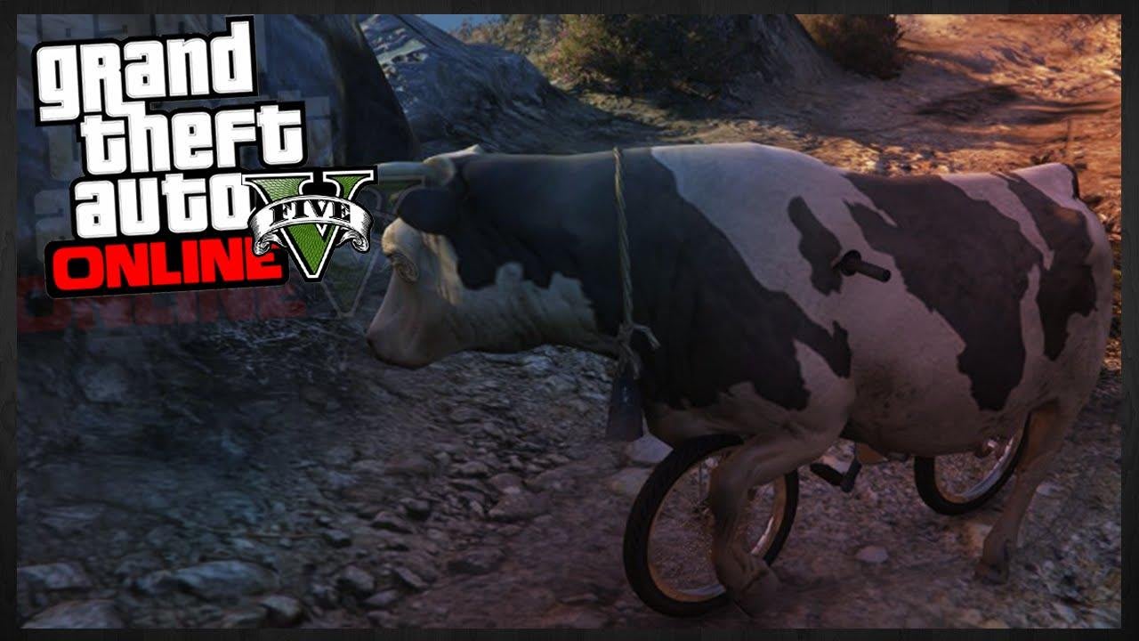 Vacas roubam bikes: a missão bizarra do jogo GTA V