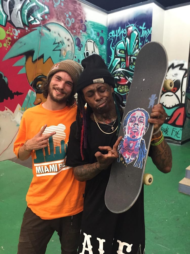 A Outra Paixao Do Rapper Lil Wayne O Skate