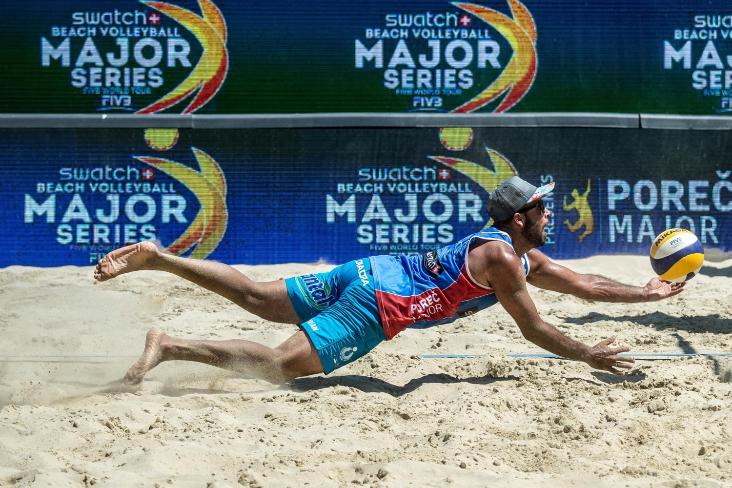 The best dives from the beach volleyball court in