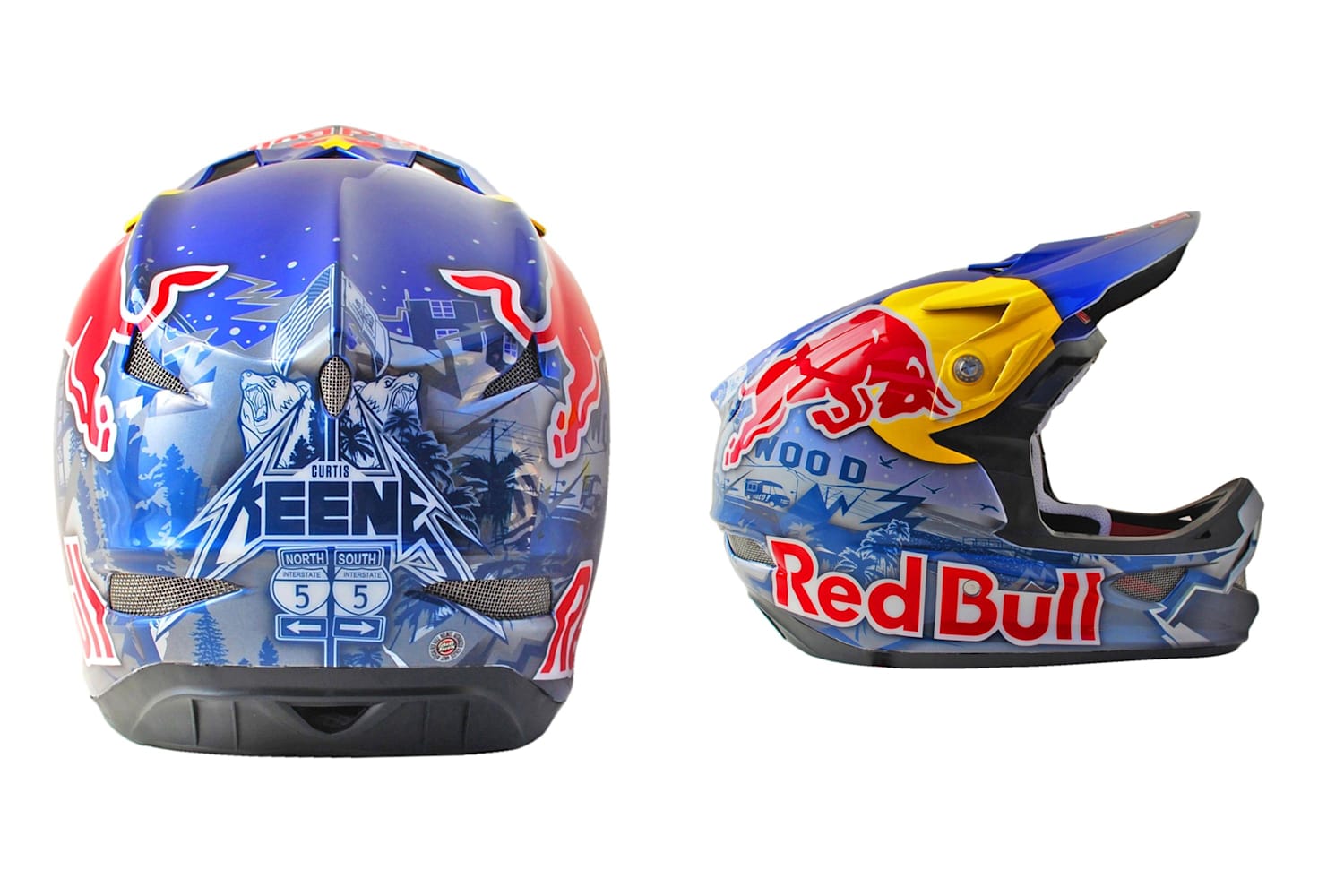 red bull bicycle helmet