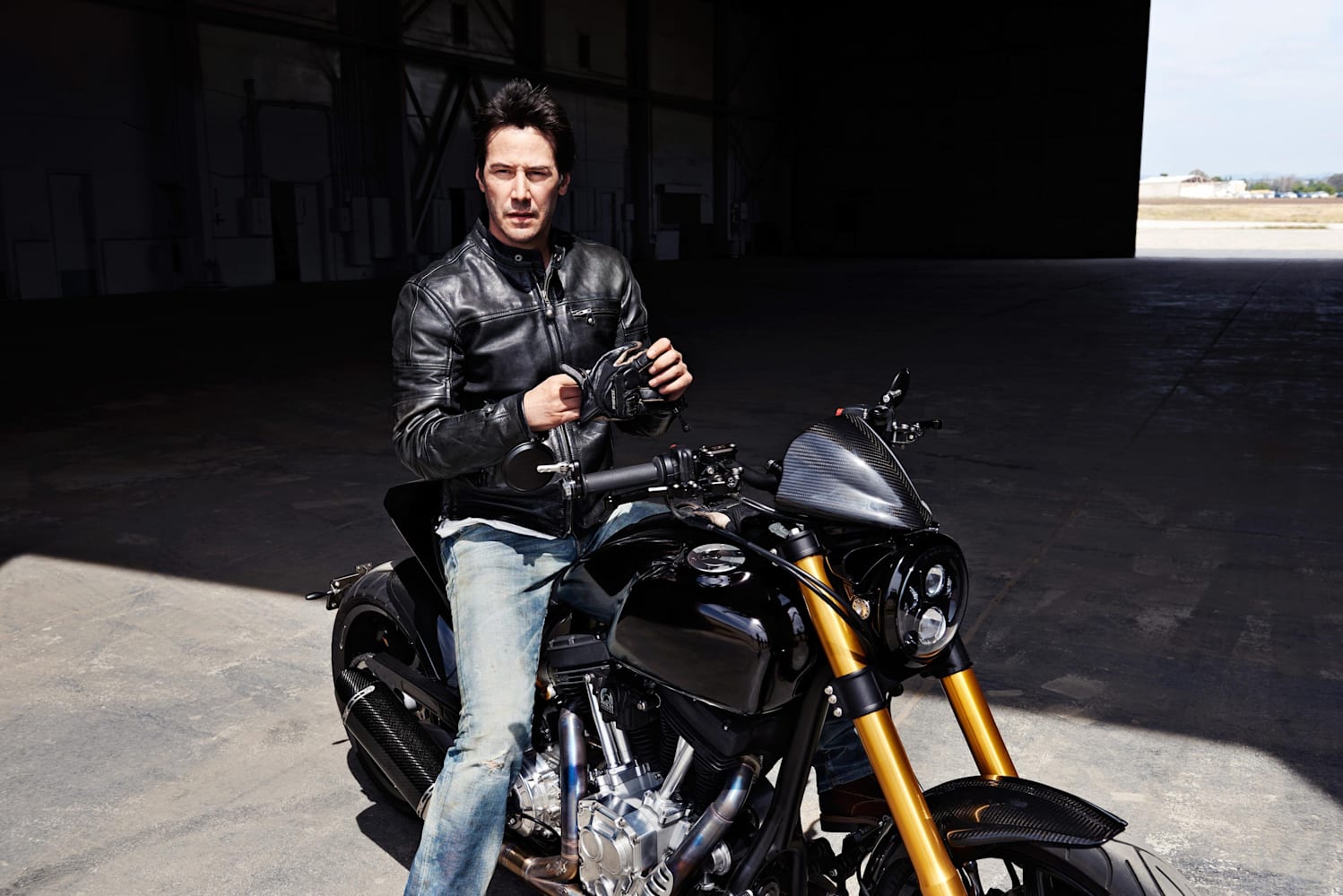 Keanu Reeves Gard Hollinger Build New Motorcycle