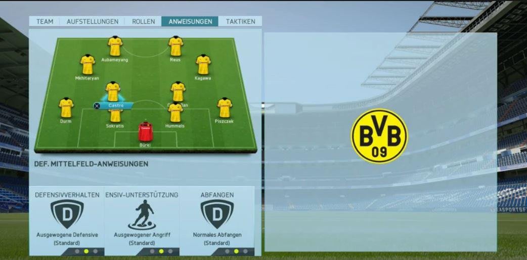 Fifa 16 Bvb Tipps Fur Die Beste Aufstellung