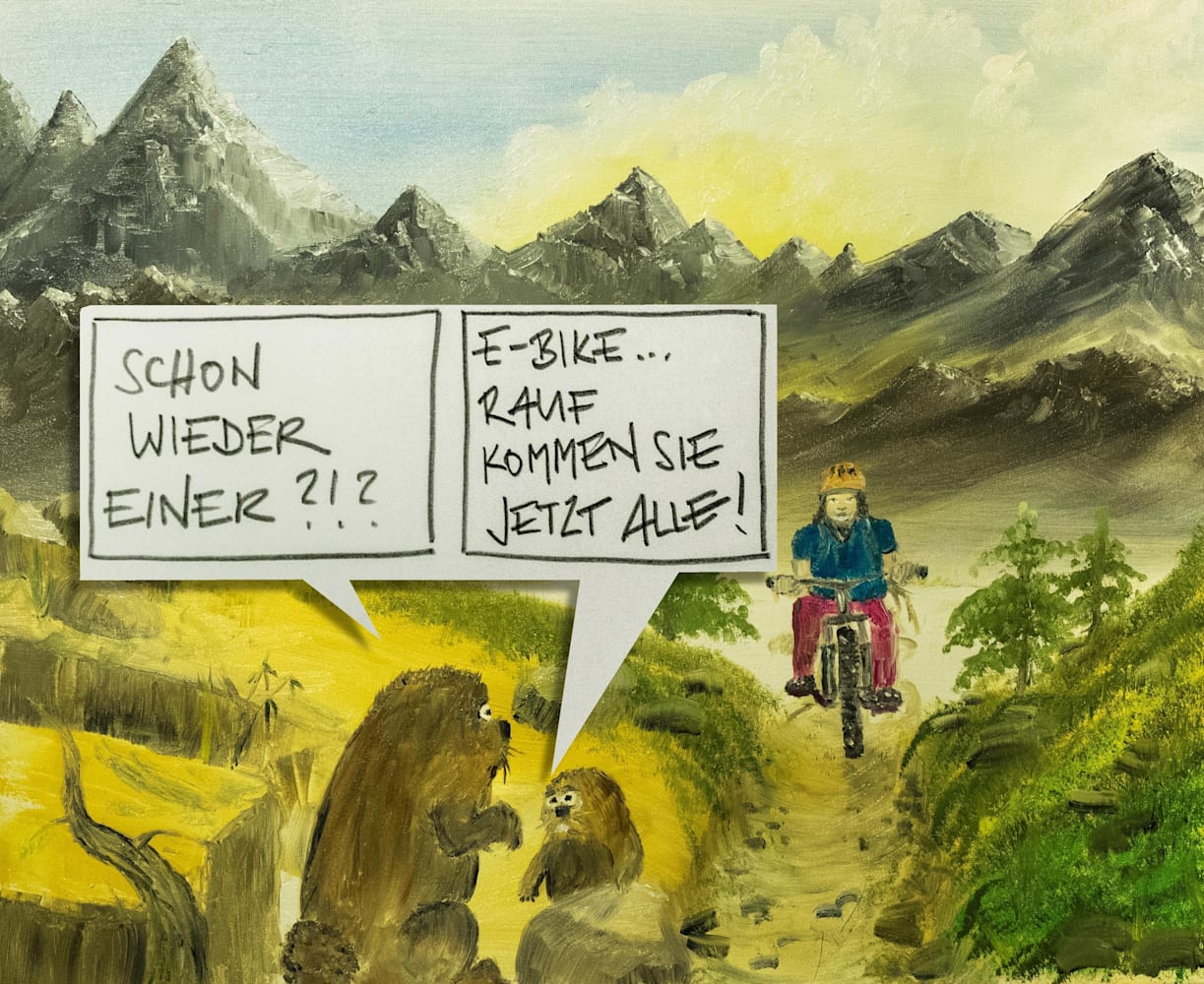 E bike vs sale mtb
