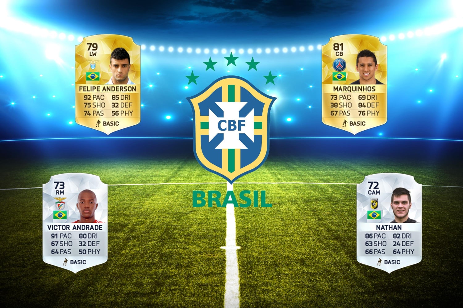Los mejores jugadores jóvenes brasileños de FIFA 16
