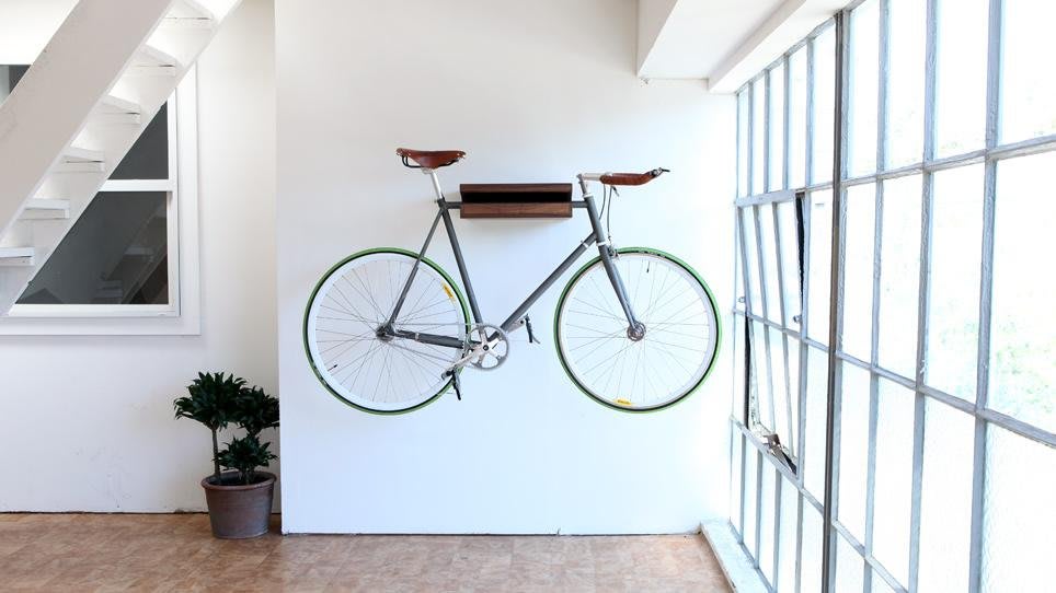 Porta biciclette a parete da 2 posti smontabile ART 3002 V 