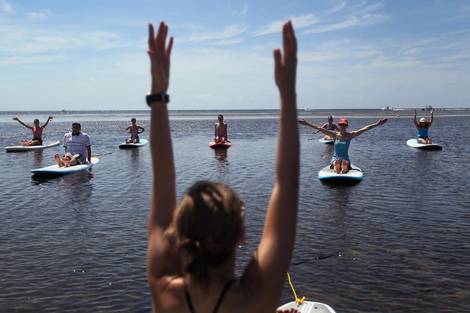 Jobs in adventure: SUP yoga instructor