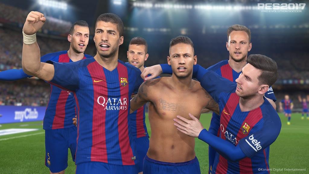 PES 2017 Gameplay Screenshots