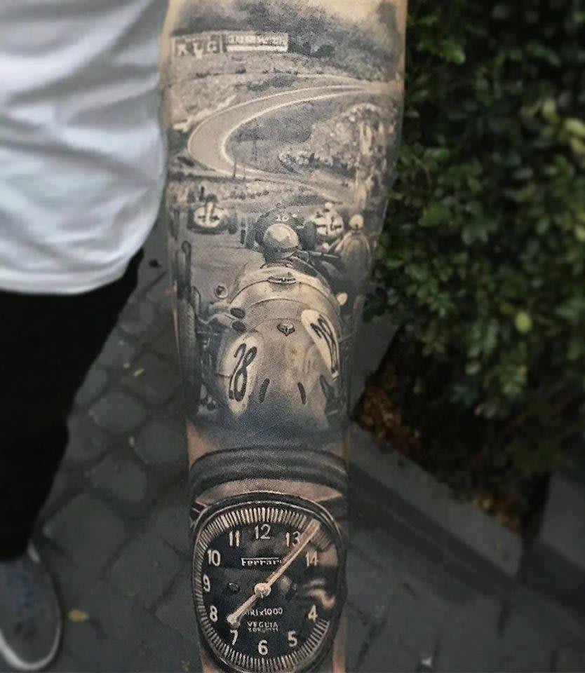 Motorsport Tattoos Of The Best From F1 And More