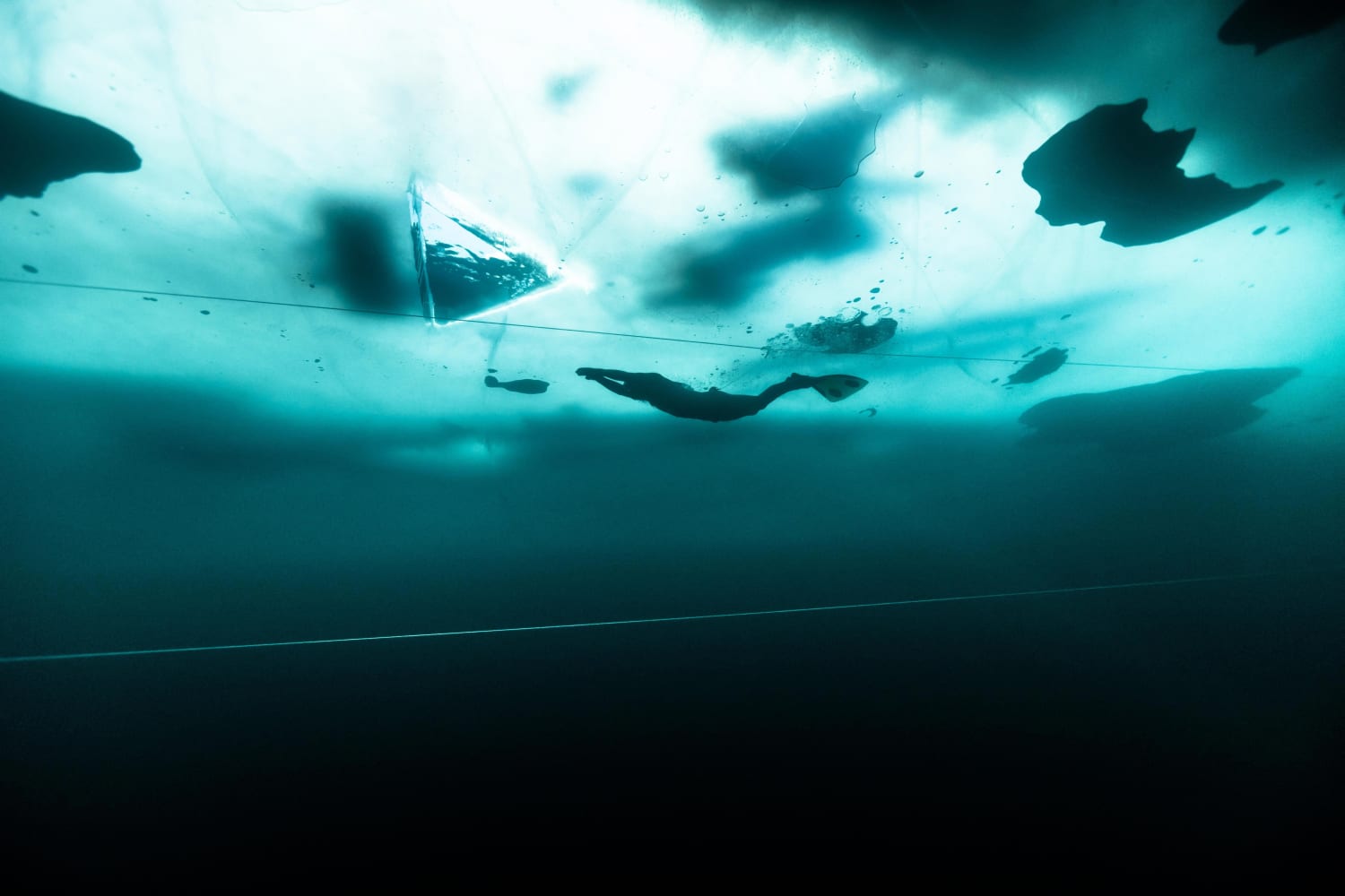 Freediving under ice: Guerin-Boeri's apnea world record