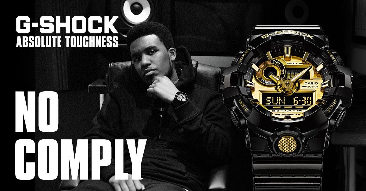 NoComply con G-Shock e Novelist