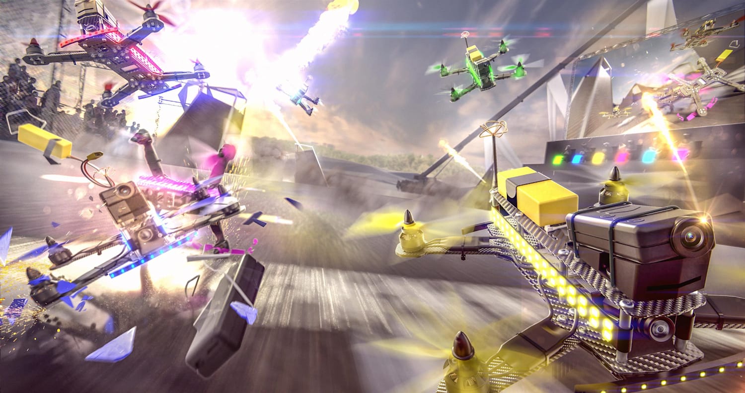 Red Bull DR.ONE Drone Racing Official event page