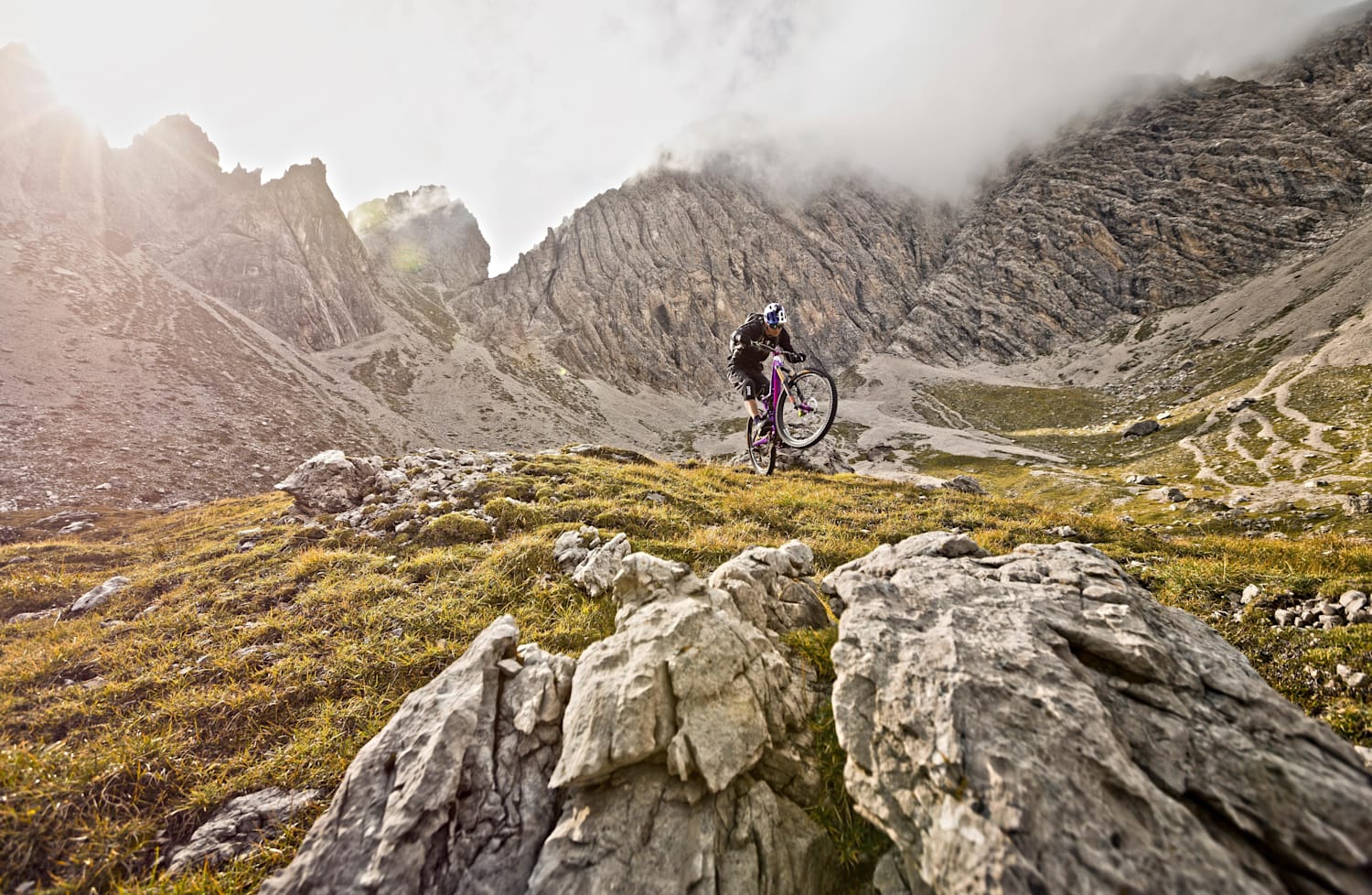 Watch Fabio Wibmer riding the Dolomites