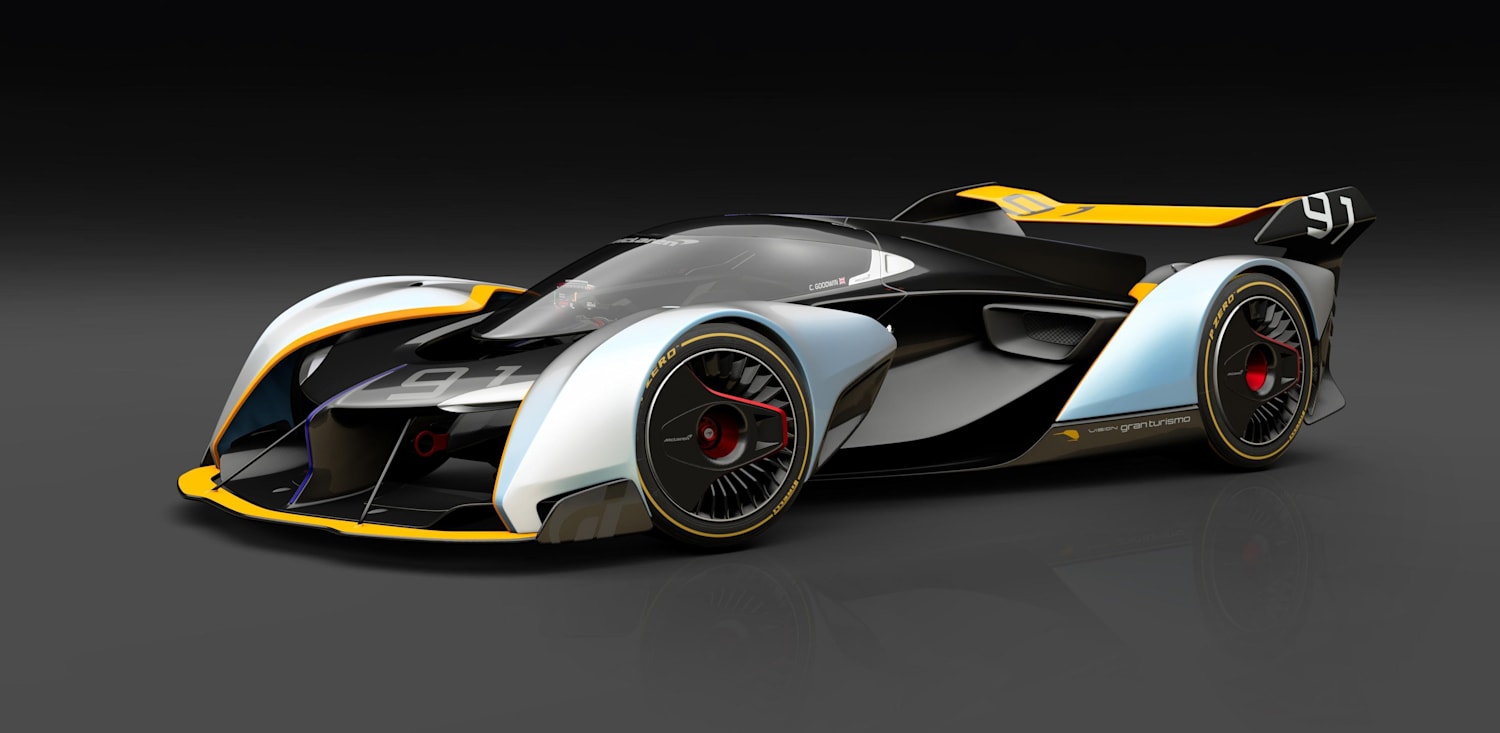 indendørs med undtagelse af At placere McLaren Ultimate Vision GT concept for Gran Turismo