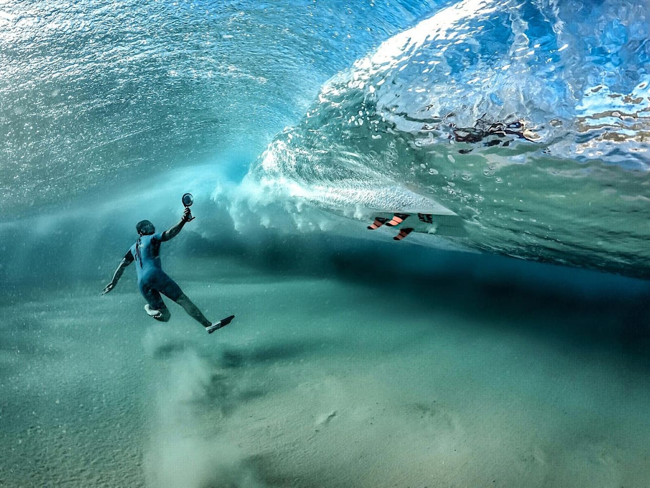 Underwater surfing hotsell