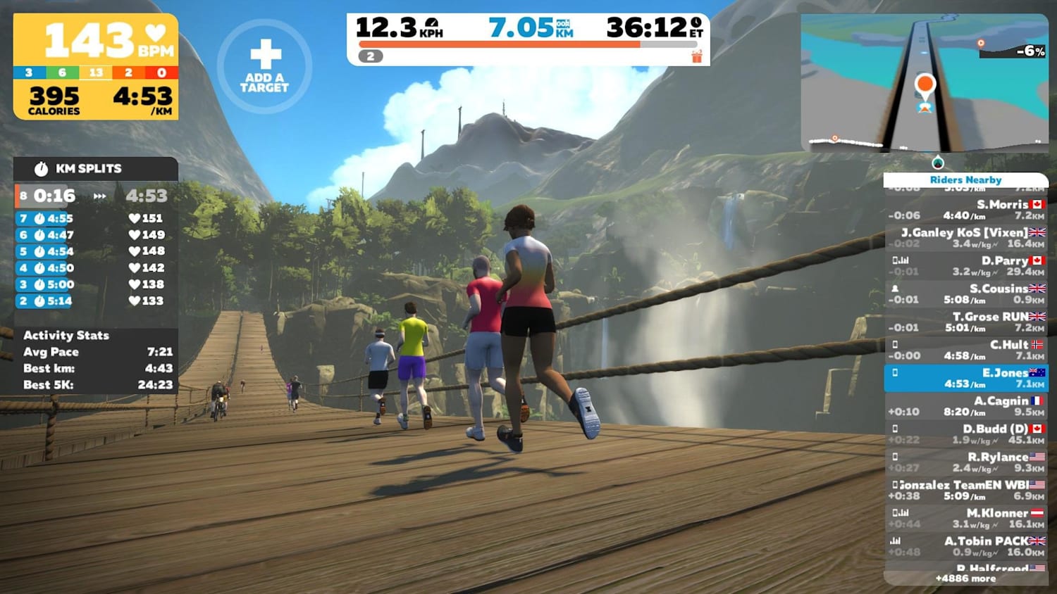 Virtual running app for treadmill best sale