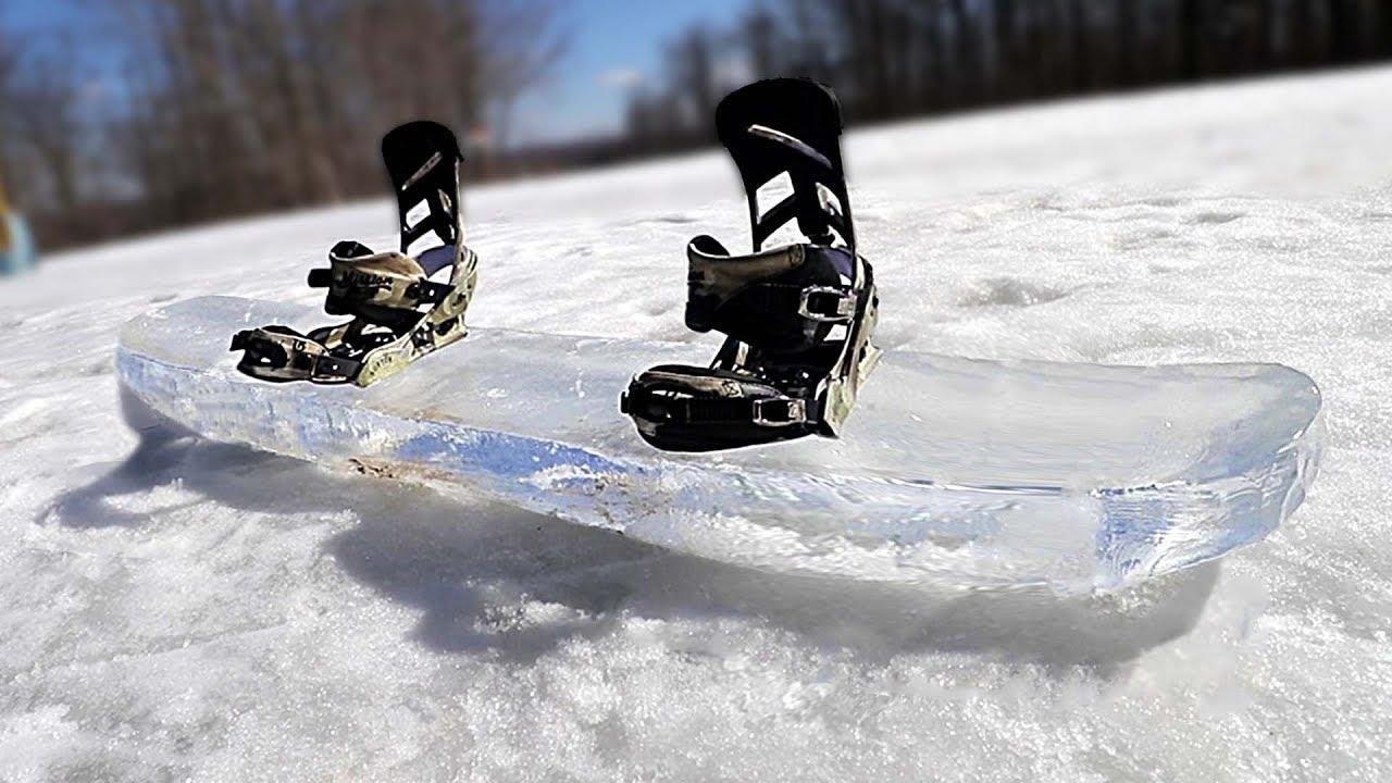 Así es la primera tabla de snowboard de hielo del mundo