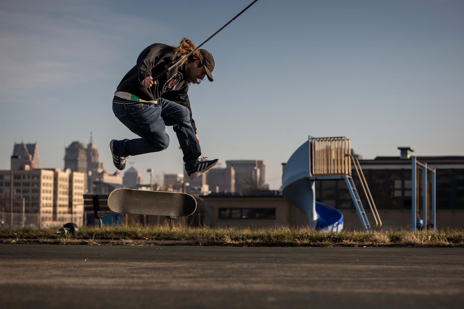 Dan Mancina Skateur Aveugle Qui N A Jamais Rien Lache