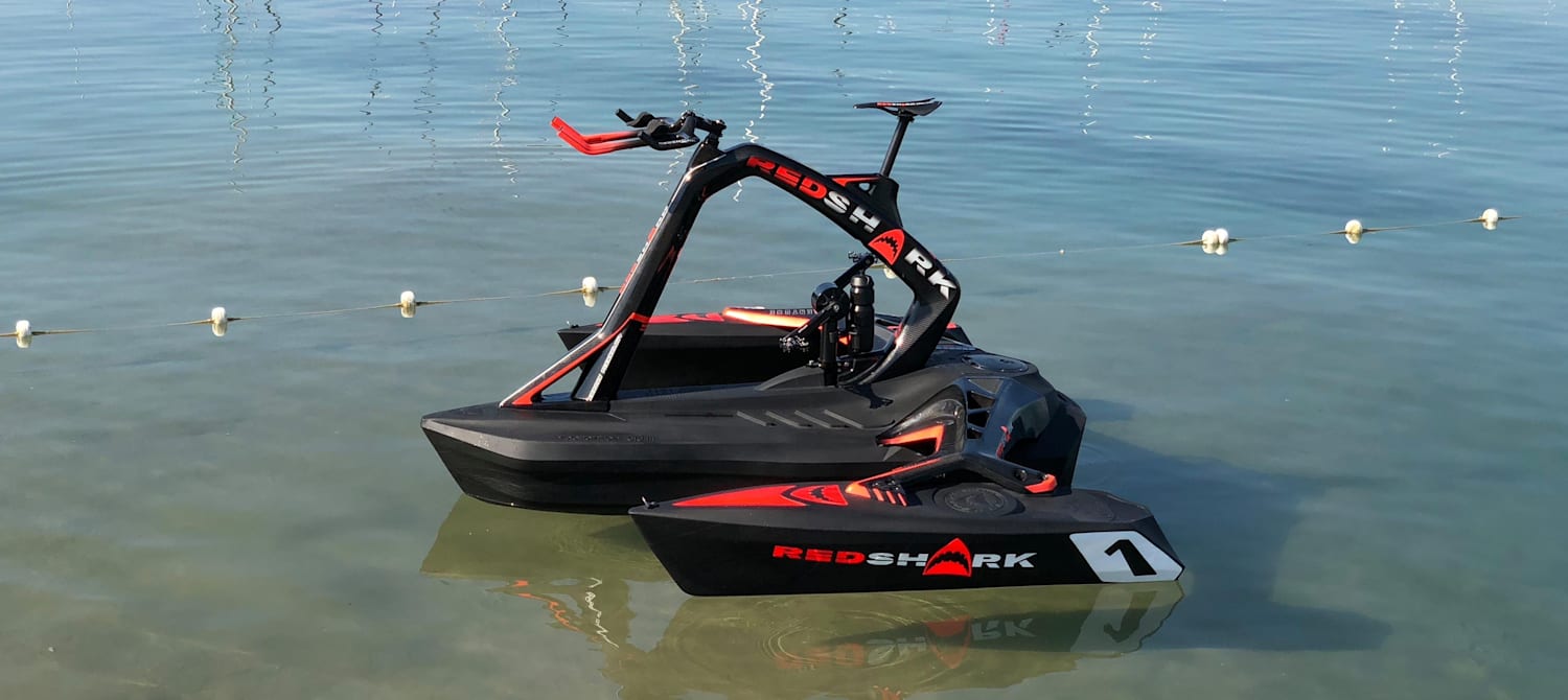 water bicycle hydrofoil