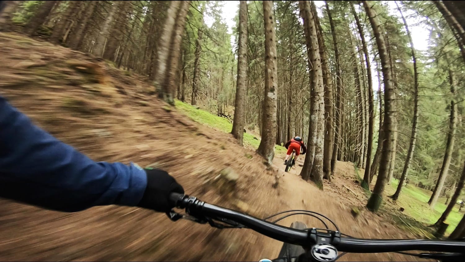 POV video Val di Fassa Electric Line trail